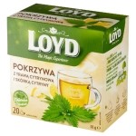 Loyd Tea pyramida kopřiva, citronová tráva a citron 20 x 1,9 g