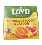 Loyd Tea pyramida Citrusové plody a zázvor  20 x 2 g