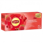 Lipton Fruit Infusion raspberry a cranberry ovocný čaj 20 x 1,6 g