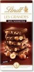 Lindt Les Grandes Dark Hazelnut čokoláda 150 g