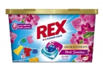Rex 3 + 1 Power Caps Aromatherapy Orchid & Macadamia Oil kapsle na praní na barevné a tmavé prádlo 13 ks