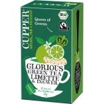 Cupper bio čaj Glorious green tea zázvor limetka 2 x 20 g