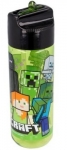 Stor Plastová láhev s výsuvným brčkem MINECRAFT Tritan 540 ml