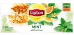Lipton Bylinný čaj máta a citrusové ovoce 20 x 1,3 g