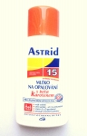 Astrid opalovací mléko SPF15 betakaroten 200 ml