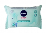 Nivea Baby čisticí ubrousky Sensitive 63 ks