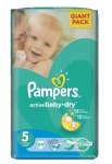 Pampers Active baby 5 junior 11 - 18 kg 64 ks