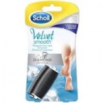 Scholl Velvet Smooth Diamond náhradní hlavice jemná 1 kus + extra hrubá 1 kus