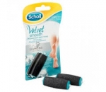 Scholl Velvet Smooth náhradní hlavice do el. pilníku s diamantovými krystalky 2 kusy- Hrubé PONIČENÁ KRABIČKA