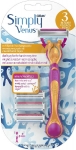 Gillette Venus Simply + hlavice 3 ks