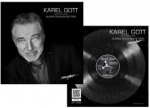 Čokoládová gramofonová deska Karel Gott mléčná 60g portrét