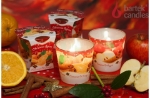 Vonná svíčka ve skle - Vánoční edice skořice & pomeranč 100g