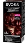 Syoss Professional barva na vlasy 4-2 mahagonově hnědý