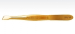 MAGNUM pinzeta šikmá 7.8 cm pozlacená ocel