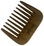 Magnum hřeben dřevěný Guajakové dřevo Afro 10 cm