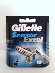 Gillette Sensor Excel náhradní hlavice 10ks 