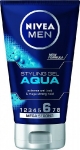 Nivea Men Styling Gel Aqua gel na vlasy pro mokrý efekt 150ml