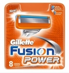 Gillette Fusion5 Power náhradní hlavice 8 ks