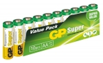 GP Super Alkalické baterie AA 10ks 