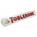 Toblerone Bílá čokoláda s medem a mandlovým nugátem 360g EXP 11.12.2020 