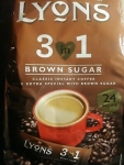  LYONS XXL instantní káva 3v1 Hnědý cukr 24 x 18 g