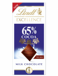 Lindt Excellence Milk čokoláda 65% 80 g