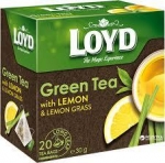 Loyd Green Tea pyramida Green Tea Lemon & Lemongrass 20 x 1,5 g