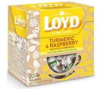 Loyd Tea pyramida Kurkuma a malina 20 x 2 g