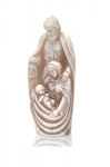 Bartek svíčka betlemská béžová Svatá trojice 530 g