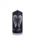 Bartek Svíčka Angel Wings válec tmavě šedý 50 x 100 mm 160 g
