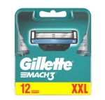 Gillette Mach3 náhradní hlavice 12ks
