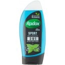 Radox Men Sport 3v1 sprchový gel Máta a mořská sůl 250 ml