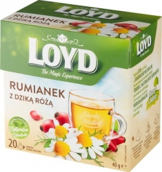 Loyd Tea pyramida Heřmánek se šípkem 20 x 2 g