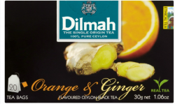 Dilmah Pomeranč a zázvor černý čaj 20 x 1,5 g