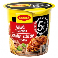 Maggi 5 min Guláš s těstovinami kelímek 55 g