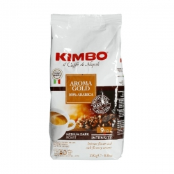 Kimbo „ Aroma Gold” zrnková káva 100% Arabica 250 g