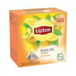 Lipton Lemon pyramid ochucený černý čaj 
20 ks