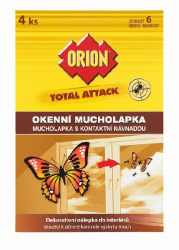 Orion total attack okenní mucholapka 4 ks