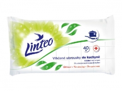 LINTEO Satin Vlhčené ubrousky do kuchyně 40 ks