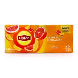 Lipton Fruit Infusion Grapefruit a Orange ovocný čaj 20 x 1,6 g