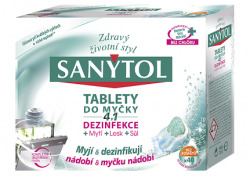 Sanytol 4v1 tablety do myčky nádobí 40 ks