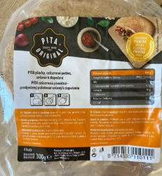 L'Chefs Pita placky celozrnné k dopečení 300 g