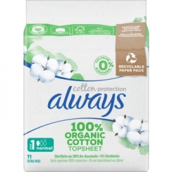 Always hygienické vložky Cotton Protection Normal 11 ks