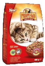 Propesko Cat hovězí + zelenina granule 400 g