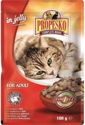 Propesko Cat hovězí v želé 100 g