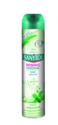 Sanytol Mentholová vůně desinfekční osvěžovač vzduchu na plochy a textil 300 ml