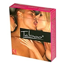 Taboo kondomy colour 53mm 3ks  