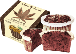 Mary & Juana Hash Muffin tmavý 60g