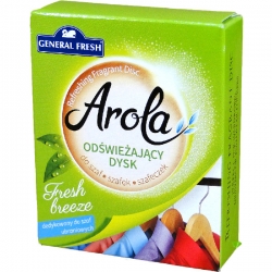 Osvěžovač do skříně disk AROLA General Fresh fresh breeze