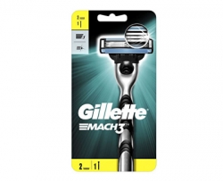 Gillette Mach3 holicí strojek + 2 náhradní hlavice